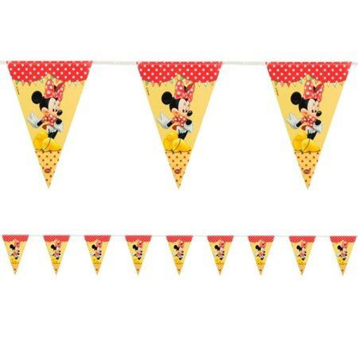 Picture of MINNIE CAFÉ TRIANGLE FLAG BANNER ( 9 FLAGS ) - 1PK